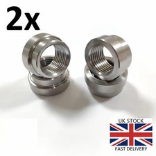 2xSTAINLESS STEEL M18 x 1.5 O2