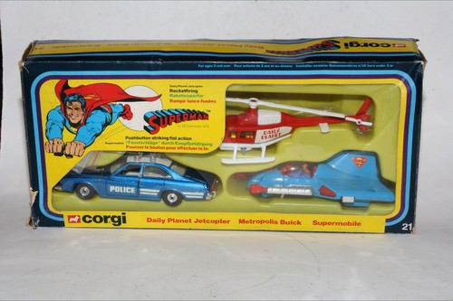 Corgi superman gift set - superman,