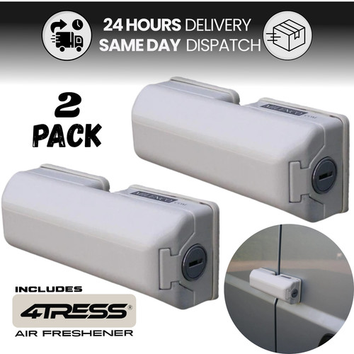 Van door security lock - van, white