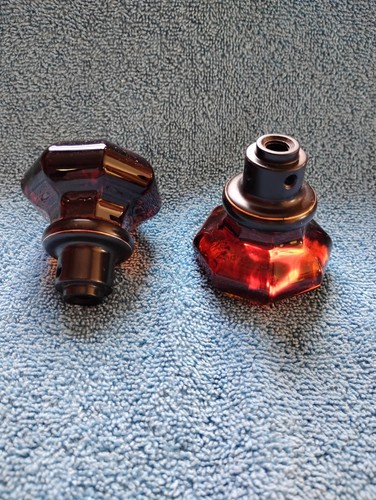 Antique style amber glass - 2,