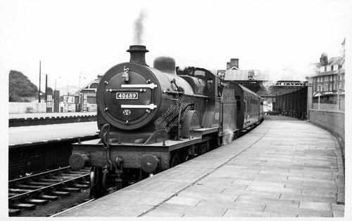 1959 dumfries train station - train,