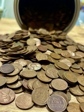 50 Coin Lot of Vintage Lincoln