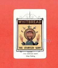 Whitbread Inn Signs, 1958, The Startled Saint, West Malling , Kent