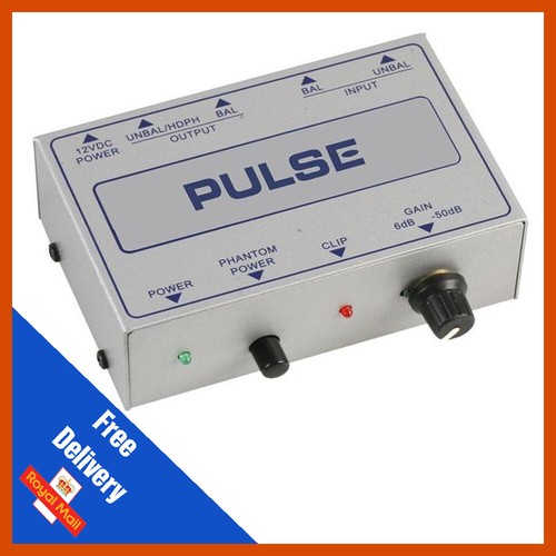 Pulse microphone pre amp - microphone, pre-amp
