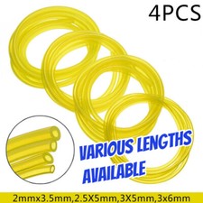 4 Sizes Petrol Fuel Gas Pipe Line Hose Tubing for Strimmers Chainsaws Trimmers