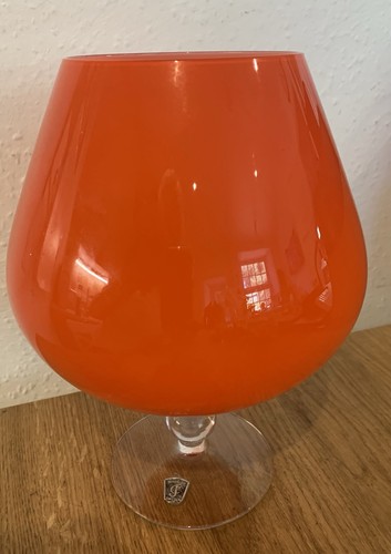 Vintage swedish cased glass - swedish,