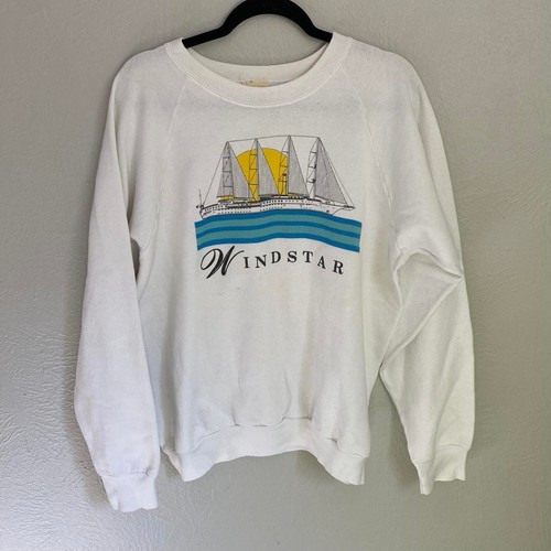 Vintage sailboat crewneck