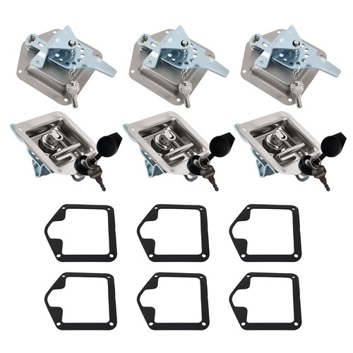 Folding handle lock flush - t-handle,