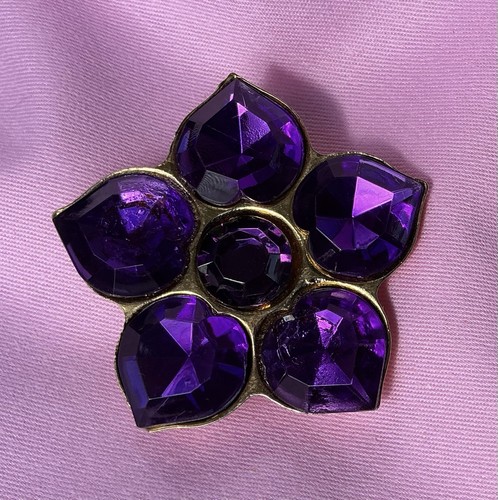 Vintage flower brooch large - vintage,