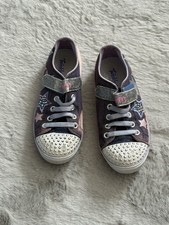 Girls Twinkle Toes Skechers Trainers Size 12
