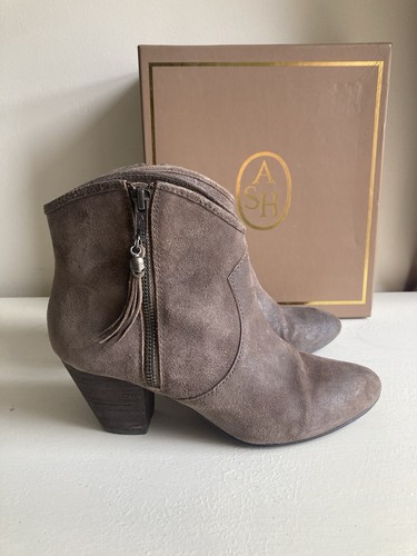 Ash jess suede western ankle - jess,