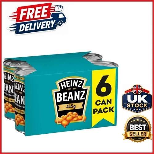 Heinz tinned baked beans - beans, in
