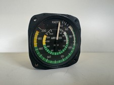 Cessna 210 Kollsman 586 Airspeed Indicator – 225 MPH Red Line, Excellent, Teste