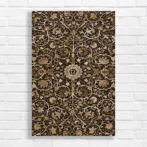 Ornate floral tapestry - floral,
