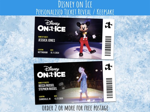 Disney ice ticket - disney,