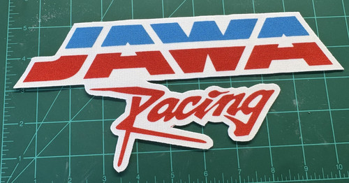 Jawa racing sponsor patch - jawa,