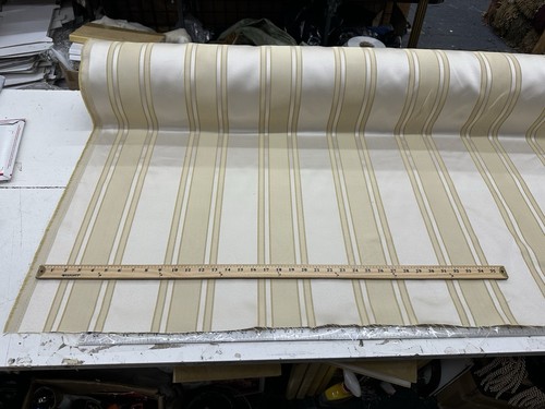 Faux silk striped - striped, fabric