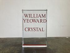 Vintage WILLIAM YEOWARD CRYSTAL Advertising Retail Display Glass Paperweight