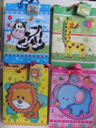 Gift bags effect various - 3d,
