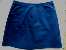 BODEN - NAVY SKIRT - SIZE 16 - WAIST 36" APPROX. COTTON TWILL - 19 inches long