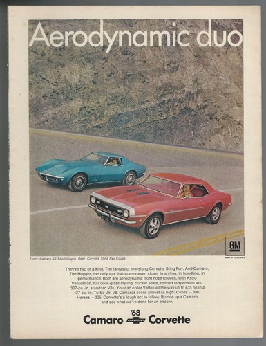 1968 chevrolet camaro - 1968, &