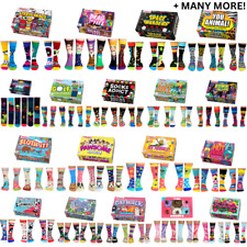 United Oddsocks Men & Ladies Gift Boxes Novelty Joke Funny Funky Themed Socks