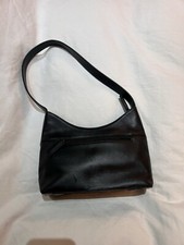 Black small leather handbag