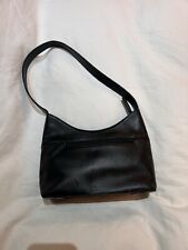 Black small leather handbag Ciccia