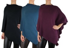 Ladies Poncho Cape Top Knitted