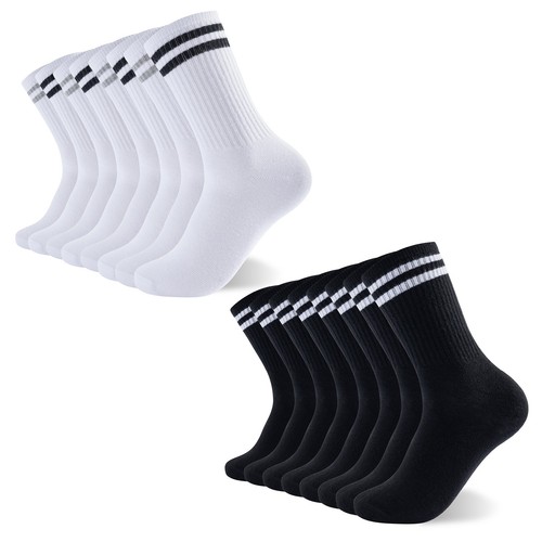 Mens pack striped socks - 8,