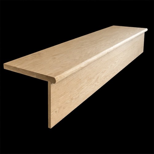 Oak step and riser cladding - step,