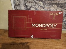 Waddingtons Vintage 1972 Monopoly Deluxe Board Game Complete With Gilded Tokens