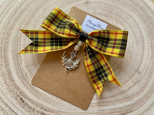 Scottish yellow macleod tartan - scottish,