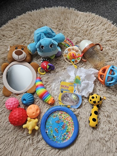 Baby toys bundle - baby, rattles