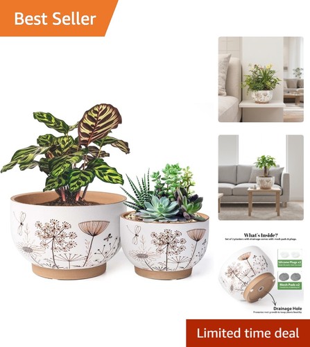 Versatile terracotta flower - terracotta,