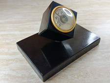 Soviet Russian Carbolite Bakelite Souvenir Thermometer Cube, Vintage 1970s USSR