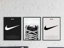 Nike room posters sneaker trainer prints streetwear wall art A2 A3 A4