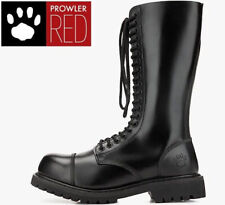 PROWLER GENUINE BLACK LEATHER BOOTS 20 HOLE LACEABLE RANGER BOOT GAY SIZE 8 - 12