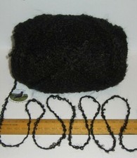 100g balls Black Boucle Loop