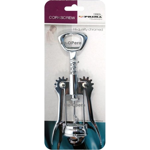 New chrome winged - winged, corkscrew