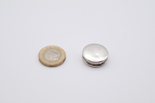 Antique sterling silver patch - silver,