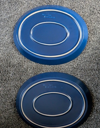 Honiton blue oval ceramic - honiton,