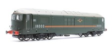 HELJAN/ RAILS 'OO' GAUGE 1802 BR GREEN GAS TURBINE PROTOTYPE #18000 LOCOMOTIVE
