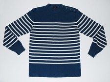 Armor Lux Jumper Mens XL Blue Striped Nautical Fisherman French Luxury Sweater