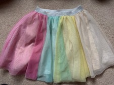 NEXT Girls Age 3-4 Rainbow pastle tulle skirt Tutu