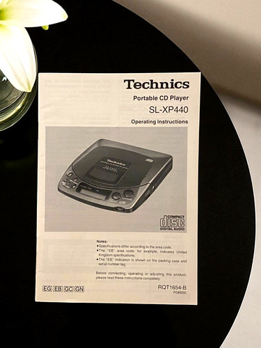 Technics portable player - portable, cd