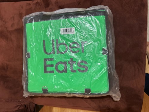 Uber eats insulated green food - uber,