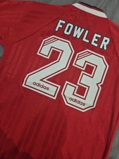 Robbie Fowler Liverpool Home Shirt - Large