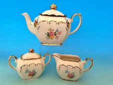LARGE SADLER CUBE TEAPOT, MILK
