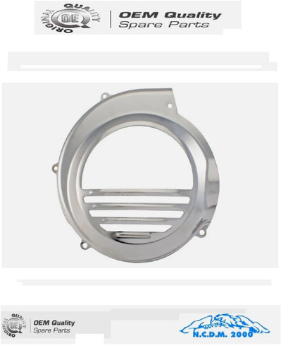 Chrome fan cover flywheel - chrome,